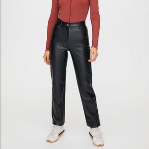 Faux leather pants - Wilfred